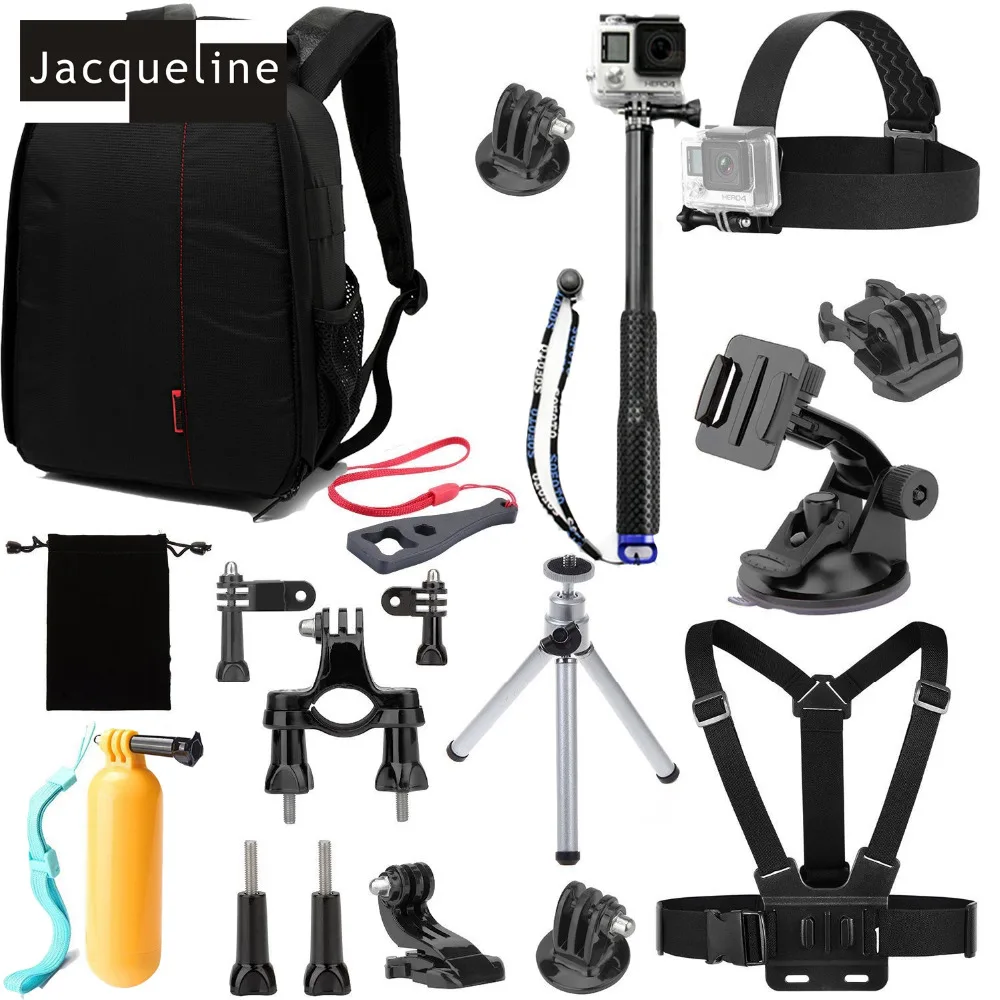 Jacqueline for Set Accessories Kit for Gopro Hero 5 4 3+ 3 2 Session for AKASO WiMiUS for SJCAM SJ4000 SJ5000 SJ6000
Jacqueline for Set Accessories Kit for Gopro Hero 5 4 3+ 3 2 Session for AKASO WiMiUS for SJCAM SJ4000 SJ5000 SJ6000