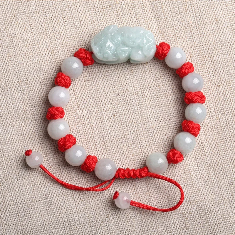 Pixiu A Jade Pi yao Red Rope Charm Bracelets pi xiu Bangle Handmade lucky amulet Jewelry
Pixiu A Jade Pi yao Red Rope Charm Bracelets pi xiu Bangle Handmade lucky amulet Jewelry