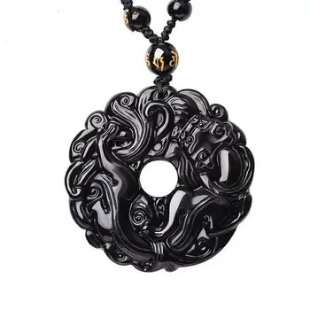 Drop Shipping Women Men Necklace Crystal Round Bead Black Genuine Natural Obsidian Pendant 45mm 
Drop Shipping Women Men Necklace Crystal Round Bead Black Genuine Natural Obsidian Pendant 45mm