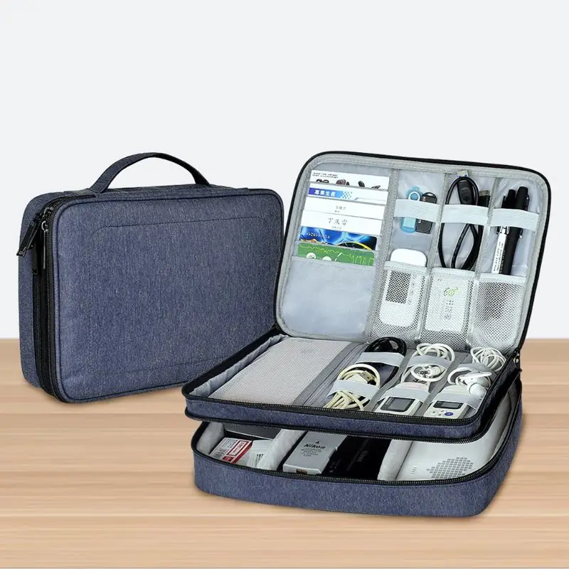 Waterproof Electronics Accessories Organizer Travel Storage Hand Bag Cable Gadget USB Drive Case Pouch Portable
Waterproof Electronics Accessories Organizer Travel Storage Hand Bag Cable Gadget USB Drive Case Pouch Portable
