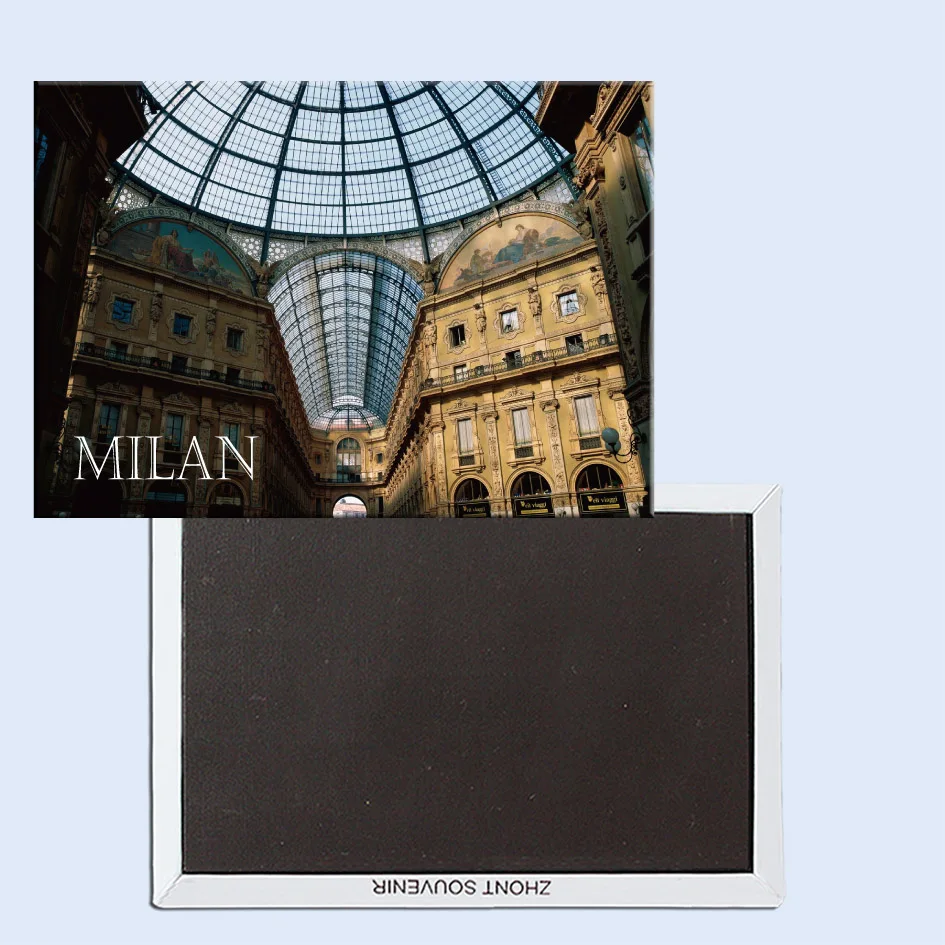 Victor Emmanuel Gallery, Milan, Italy, Magnetic Refrigerator Affixed With Tourist Souvenirs Home Accessories 24850
Victor Emmanuel Gallery, Milan, Italy, Magnetic Refrigerator Affixed With Tourist Souvenirs Home Accessories 24850