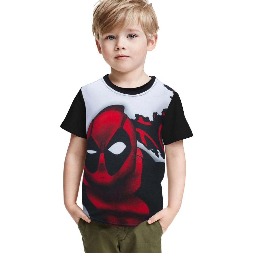 Superhero Deadpool Kids T Shirt Summer Super Hero Dead Pool Children T-shirt Comic Anime Tops Tees Short Sleeve Boy Girl Tshirt
Superhero Deadpool Kids T Shirt Summer Super Hero Dead Pool Children T-shirt Comic Anime Tops Tees Short Sleeve Boy Girl Tshirt