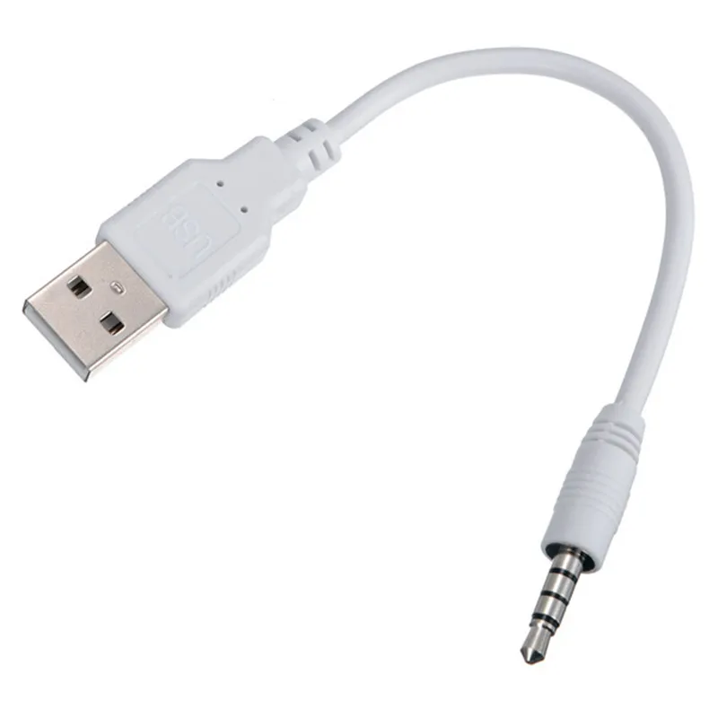 White 3.5mm USB Data Sync Cable Charger Audio Jack for iPod for Shuffle 3rd 4th 2nd Gen
White 3.5mm USB Data Sync Cable Charger Audio Jack for iPod for Shuffle 3rd 4th 2nd Gen