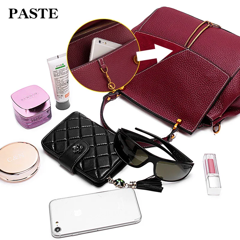 Cowhide Genuine Leather Women Messenger Bags bolsa feminina top selling high quality handbag
Cowhide Genuine Leather Women Messenger Bags bolsa feminina top selling high quality handbag