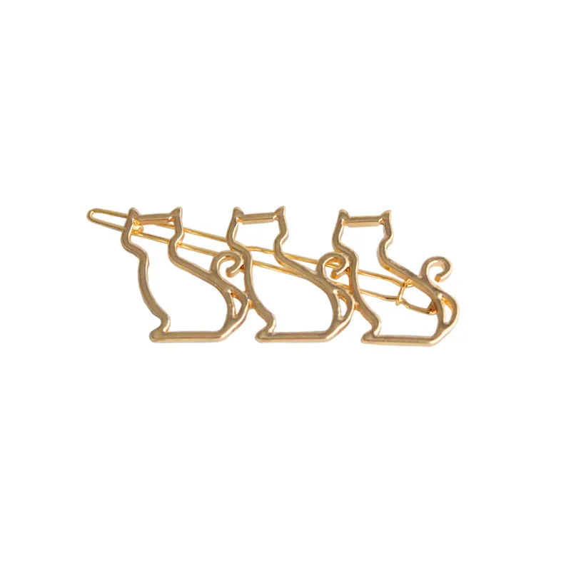 SANSUMMER 2019 New Women Accessories Teenage Girl Soft Hair Clip Wild Three Cats Hollow Cute Glod Alloy Material Side Clip 6567
SANSUMMER 2019 New Women Accessories Teenage Girl Soft Hair Clip Wild Three Cats Hollow Cute Glod Alloy Material Side Clip 6567