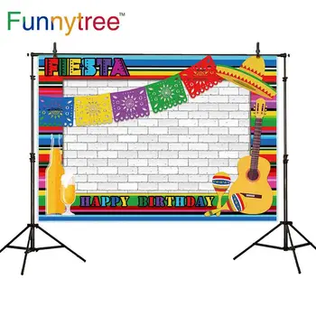Funnytree photophone backdrops colorful stripes flags Wine glass guitar hat white brick birthday photography photocall wallpaper
Funnytree photophone backdrops colorful stripes flags Wine glass guitar hat white brick birthday photography photocall wallpaper