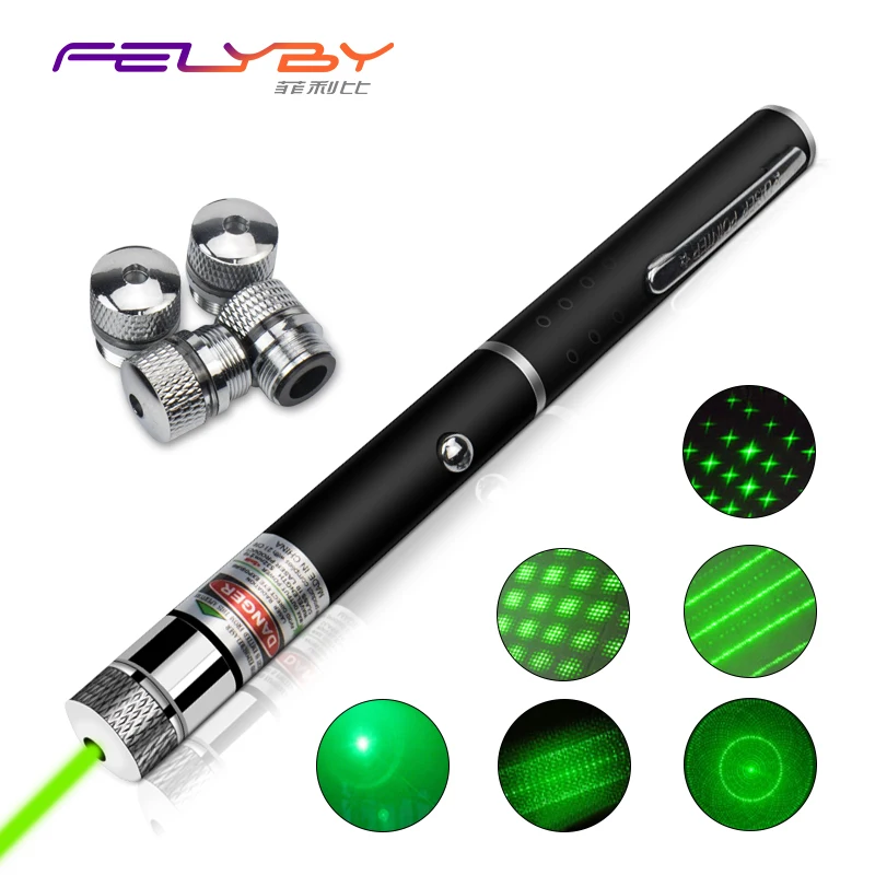 FELYBY Professional Office/Entertainment Laser Pen Low power 5mW Green Laser Pen Sets with 4 kinds of Laser pointer
FELYBY Professional Office/Entertainment Laser Pen Low power 5mW Green Laser Pen Sets with 4 kinds of Laser pointer