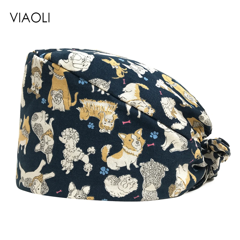 Scrub Surgery Medical Surgical Cap Medical Hospital Dotor and Nurse Working-Wear Printing animal Adjustable Hat for Opeartion
Scrub Surgery Medical Surgical Cap Medical Hospital Dotor and Nurse Working-Wear Printing animal Adjustable Hat for Opeartion
