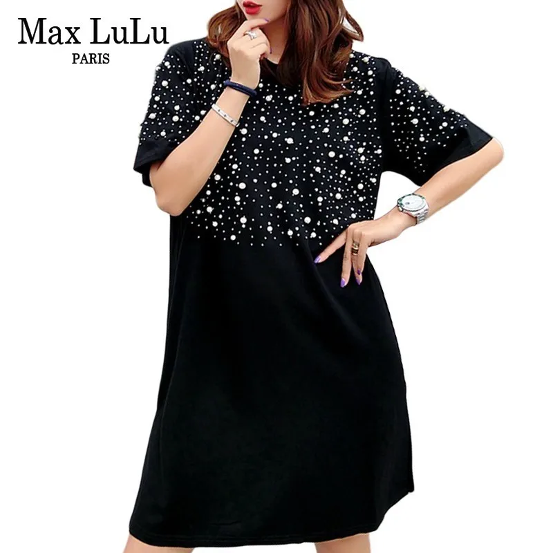 Max LuLu Luxury Korean Ladies Vintage Pearl Party Clothes Womens Punk Summer Diamonds Mini Dresses Elegant Cotton Sexy Vestidos
Max LuLu Luxury Korean Ladies Vintage Pearl Party Clothes Womens Punk Summer Diamonds Mini Dresses Elegant Cotton Sexy Vestidos