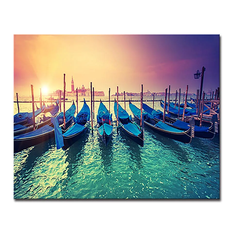 Framework DIY Oil Painting By Numbers Kits Color HandPainted Small Boat Seaview Night View Pictures On Canvas For Home Decor Art
Framework DIY Oil Painting By Numbers Kits Color HandPainted Small Boat Seaview Night View Pictures On Canvas For Home Decor Art