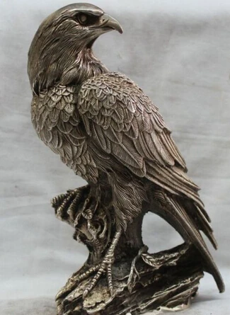 Copper Brass CHINESE crafts Asian 10" / Elaborate Chinese Antique Tibetan Silver Eagle Auspicious Statue
Copper Brass CHINESE crafts Asian 10" / Elaborate Chinese Antique Tibetan Silver Eagle Auspicious Statue