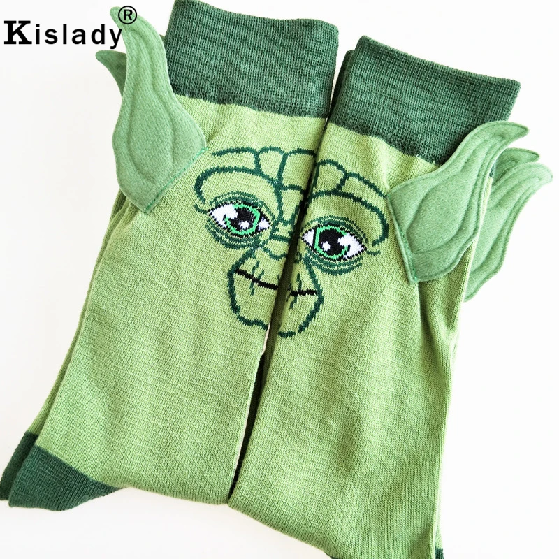 60g Cool Star Wars Green Socks Master Yoda Kawaii Cartoon Fun Socks Unisex Novelty Luxury Socks Long Tube Christmas Fuzzy Socks
60g Cool Star Wars Green Socks Master Yoda Kawaii Cartoon Fun Socks Unisex Novelty Luxury Socks Long Tube Christmas Fuzzy Socks