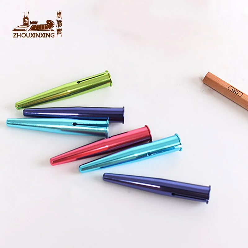 6 Color pencil lengthener metal cap extension Art supplies Student school stationery
6 Color pencil lengthener metal cap extension Art supplies Student school stationery