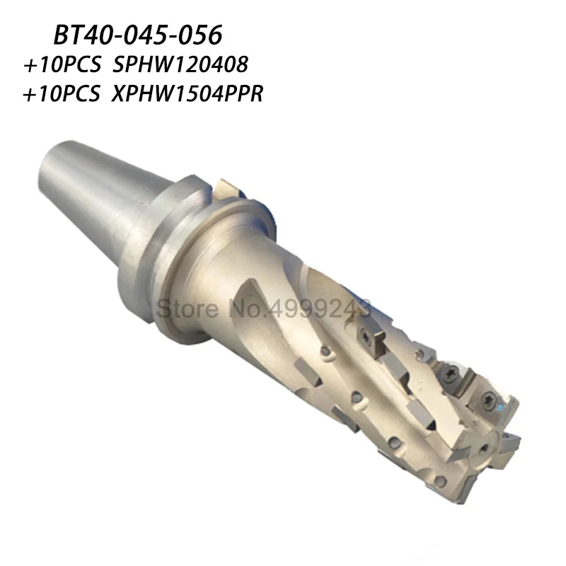 BT40-BMC45-56 +20 carbide blade 45mm corn shell milling cutter head handle insert the blade numerical control milling cutter
BT40-BMC45-56 +20 carbide blade 45mm corn shell milling cutter head handle insert the blade numerical control milling cutter