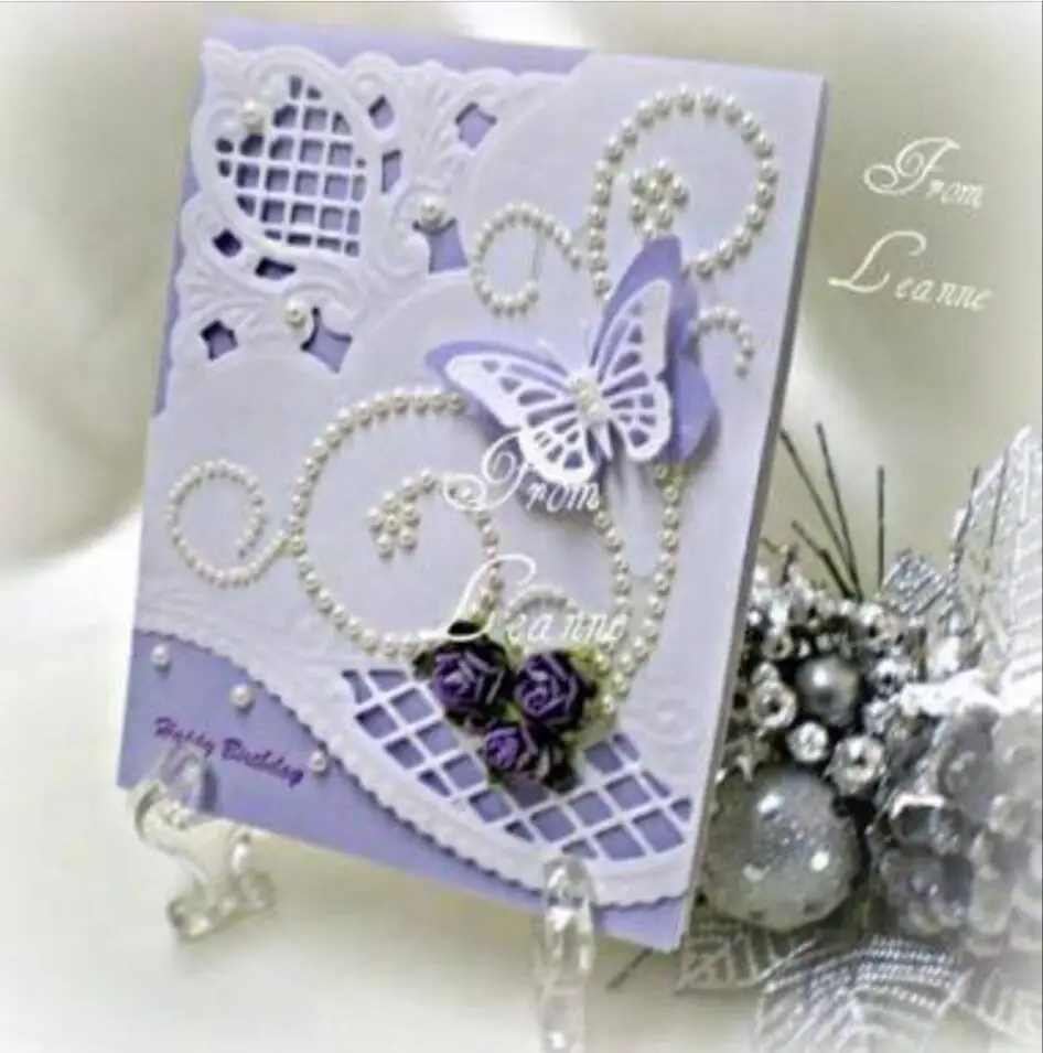 New Lace Stencils Dies Cut Metal Cutter in Scrapbooking Photo Album Decorative Embossing Cards Crafts Card Makings DIY Projects
New Lace Stencils Dies Cut Metal Cutter in Scrapbooking Photo Album Decorative Embossing Cards Crafts Card Makings DIY Projects