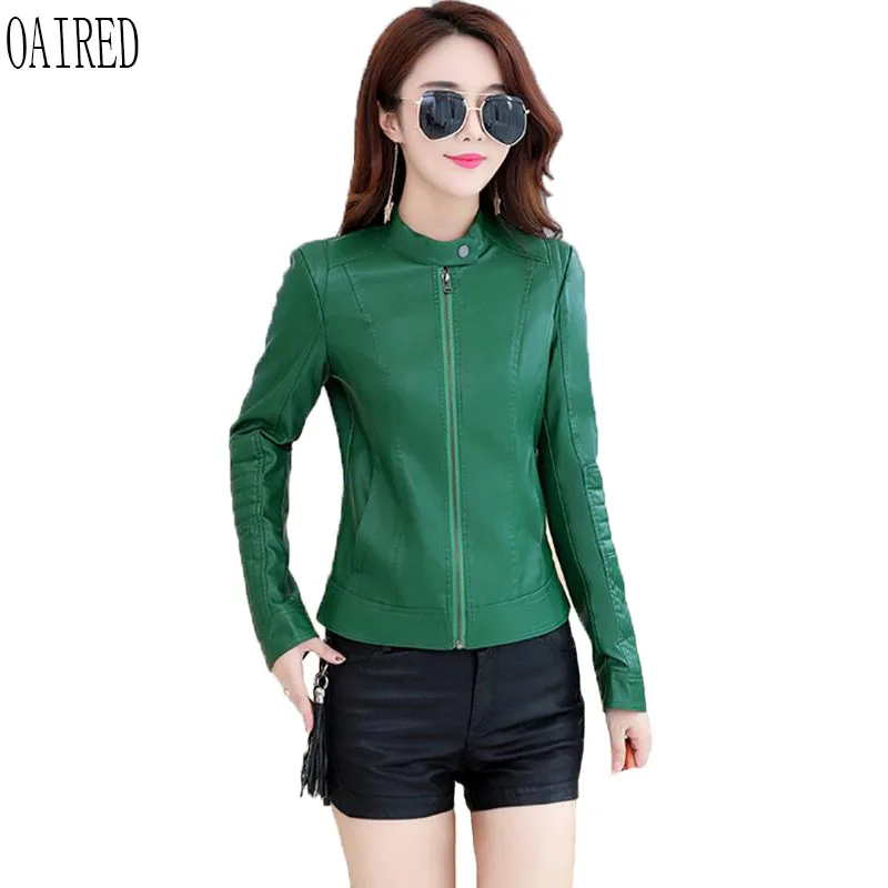 Plus Size Women Leather Jacket New 2019 Leather Coat Women Short Slim Motorcycle Leather Clothing Female Outerwear Black OAIRED
Plus Size Women Leather Jacket New 2019 Leather Coat Women Short Slim Motorcycle Leather Clothing Female Outerwear Black OAIRED