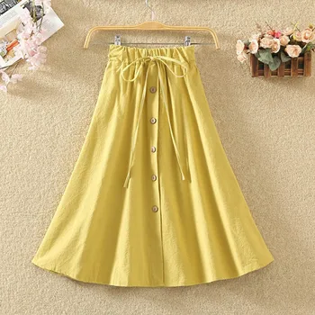 OHRYIYIE Elegant Summer Midi Skirt Women Spring Korean Fashion All Match Casual Skirts Womens Stretch High Waist School Skirt
OHRYIYIE Elegant Summer Midi Skirt Women Spring Korean Fashion All Match Casual Skirts Womens Stretch High Waist School Skirt