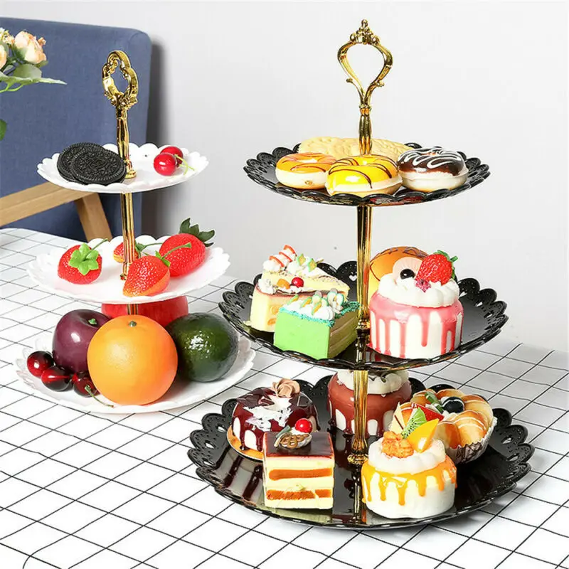2019 Newest 3Tier Plastic Cake Dessert Stand Afternoon Tea Wedding Plates Party Tableware Three Layer Cake Rack
2019 Newest 3Tier Plastic Cake Dessert Stand Afternoon Tea Wedding Plates Party Tableware Three Layer Cake Rack