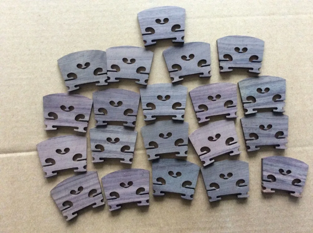 10pcs first grade violin bridges 4/4 ebony wholesale