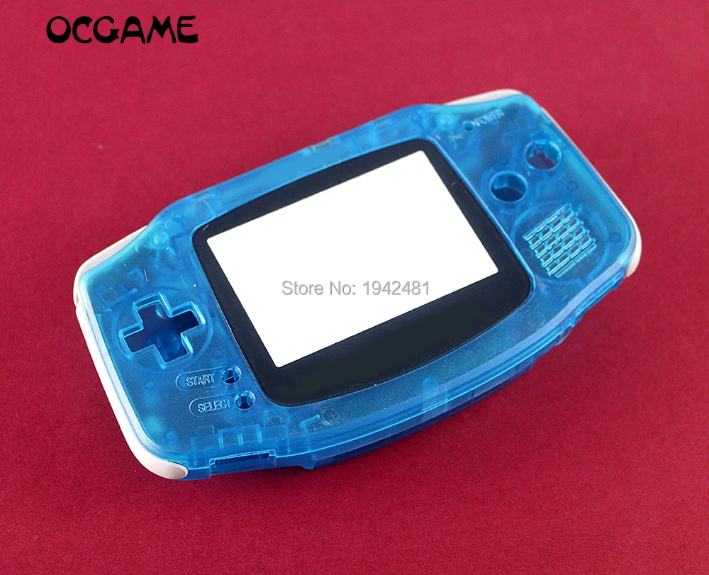 OCGAME светящийся зеленый Светящийся синий корпус для Gameboy Advance GBA чехол с ночным