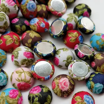 50pcs/lot 12mm Flower Fabric Covered Button Flatback No Hole To Sew Flower Center
50pcs/lot 12mm Flower Fabric Covered Button Flatback No Hole To Sew Flower Center