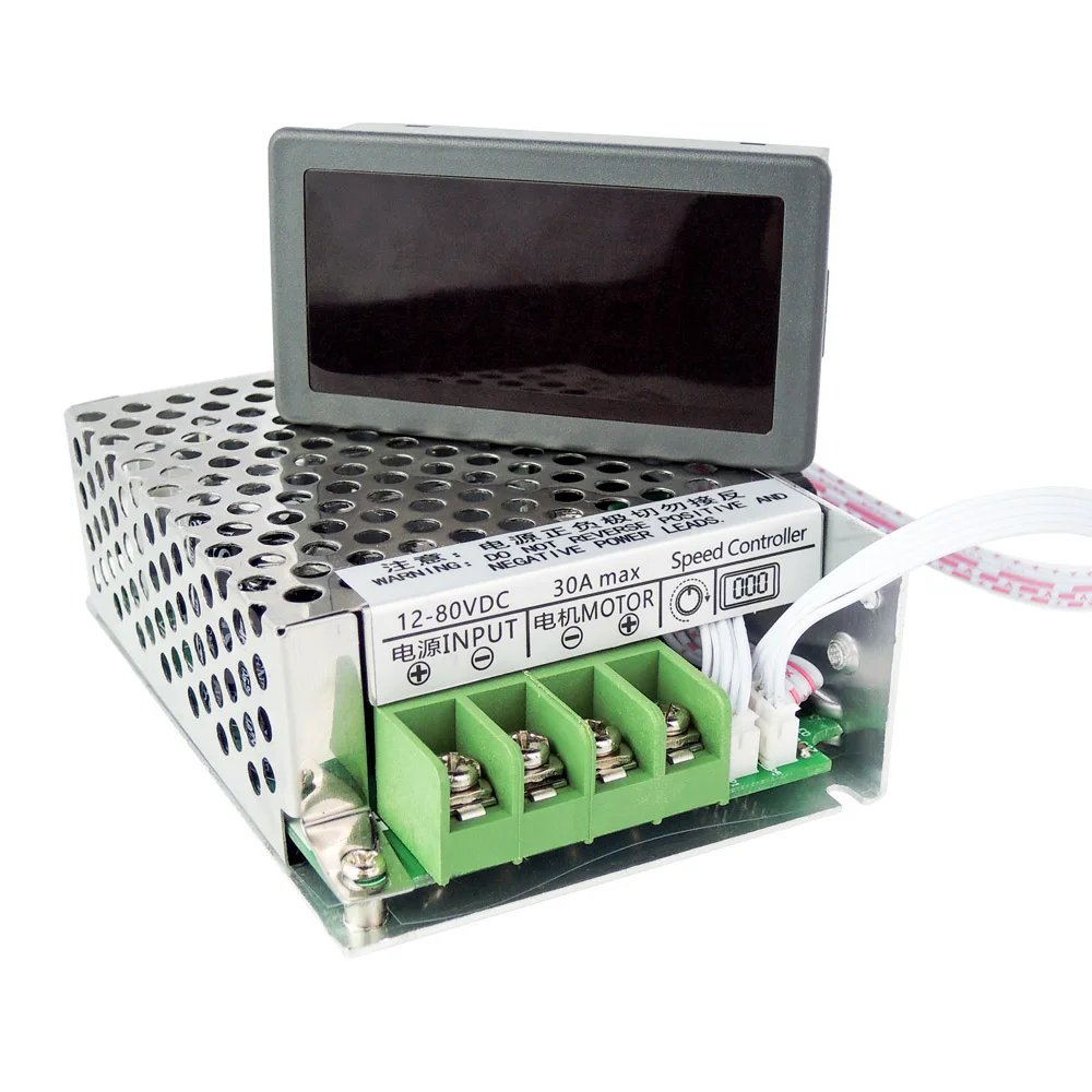 Free shipping High Power 12V-80V DC 30A LED Digital Display PWM Control HHO RC Motor Speed Controller w/ display and metal shell
Free shipping High Power 12V-80V DC 30A LED Digital Display PWM Control HHO RC Motor Speed Controller w/ display and metal shell