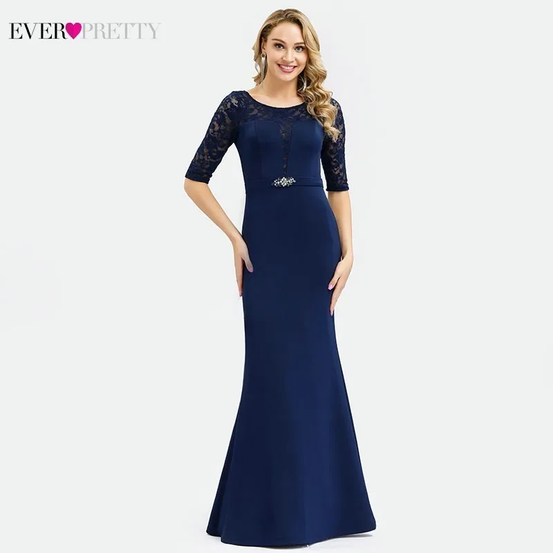 Elegant Navy Blue Mother Of The Bride Dresses Ever Pretty O-Neck Beaded Mermaid Lace Mother Dresses Vestido De Madrinha Kurti
Elegant Navy Blue Mother Of The Bride Dresses Ever Pretty O-Neck Beaded Mermaid Lace Mother Dresses Vestido De Madrinha Kurti