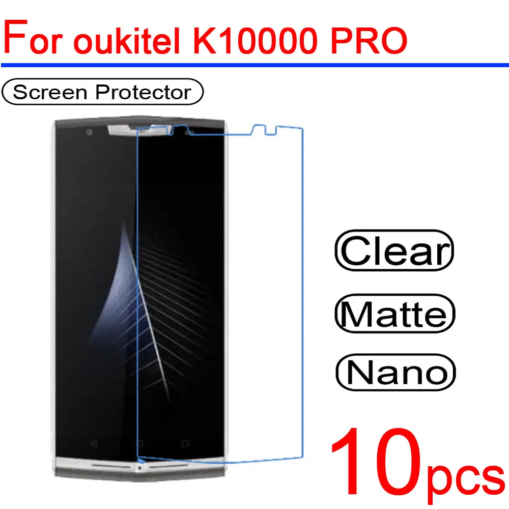 10pcs Ultra Clear PET Soft LCD Screen Protector Guard Cover for Oukitel K6000 K4000 K10000 U20 U11 PLUS PRO Protective Film
10pcs Ultra Clear PET Soft LCD Screen Protector Guard Cover for Oukitel K6000 K4000 K10000 U20 U11 PLUS PRO Protective Film
