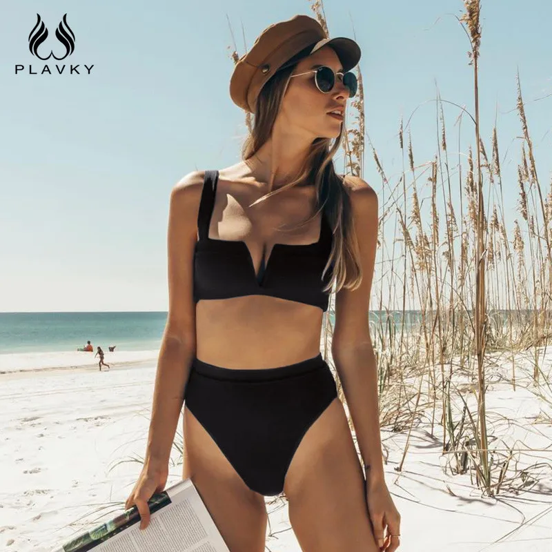 Sexy Retro Solid Ribbed V Neck Wire Cut High Waist Bikini 2019 Ladies Swimwear Women Swimsuit Female Swim Bathing Suit Biquini
Sexy Retro Solid Ribbed V Neck Wire Cut High Waist Bikini 2019 Ladies Swimwear Women Swimsuit Female Swim Bathing Suit Biquini