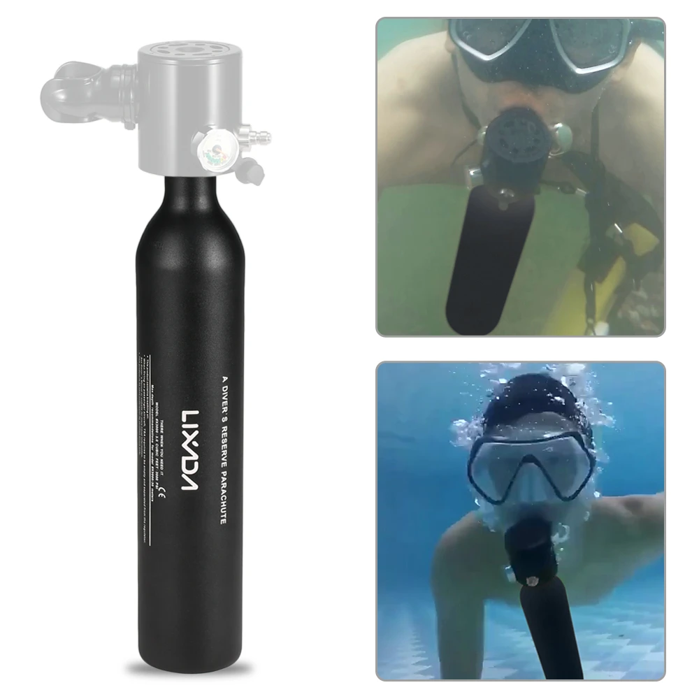 LIXADA 0.5L Scuba Oxygen Cylinder Diving Air Tank Underwater Breathing Equipment Oxygen Cylinder Air Tanks without Head
LIXADA 0.5L Scuba Oxygen Cylinder Diving Air Tank Underwater Breathing Equipment Oxygen Cylinder Air Tanks without Head