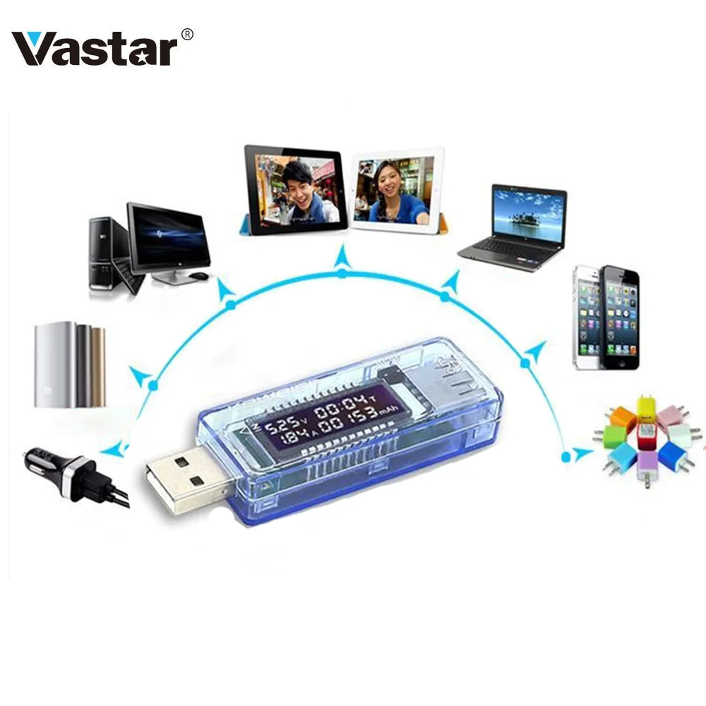 Vastar USB Tester DC Digital Voltmeter Amperimetro Voltagecurrent Meter voltage Ammeter Detector Power Bank Charger Indicator
Vastar USB Tester DC Digital Voltmeter Amperimetro Voltagecurrent Meter voltage Ammeter Detector Power Bank Charger Indicator