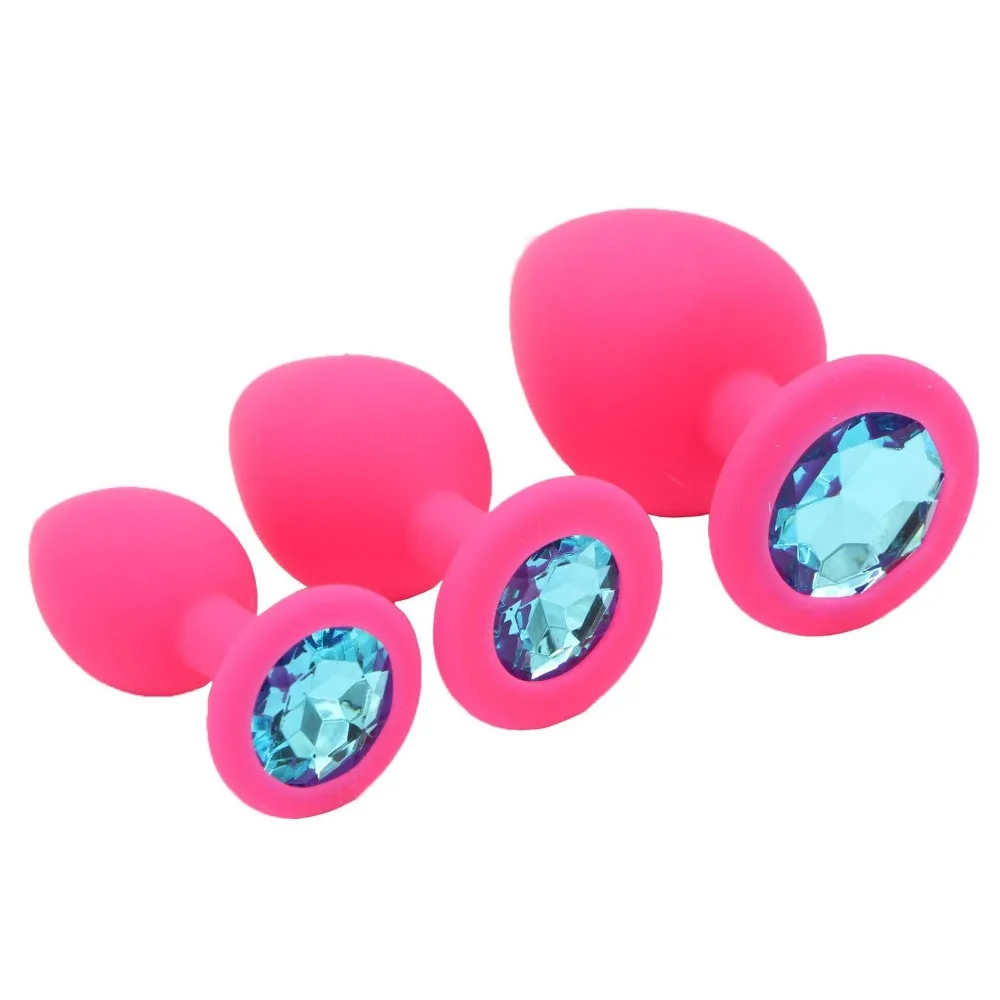 4 PCS/SET Silicone Butt Plugs / Stainless Steel Anal Plug Toys for Woman&Multi-Speed Vibrator Sex Toys for Woman Vagina Men Gay