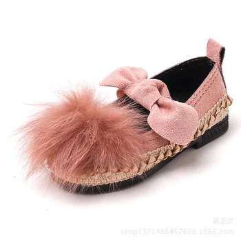 Baby Girls Shoes Flat Loafers Shoes Fox Fur Bow-know Slip on Shallow Children Casual Shoes Non-slip
Baby Girls Shoes Flat Loafers Shoes Fox Fur Bow-know Slip on Shallow Children Casual Shoes Non-slip