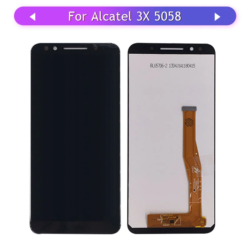 Для Alcatel дисплей 3X 5058 5058A OT5058 5058I 5058J 5058T ЖК-дисплей стандарта с бесплатными