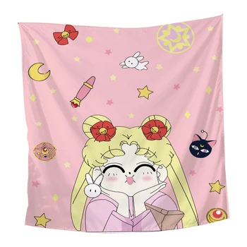 Princess style Sailor Moon Maiden style Tapestry Wall hanging decoration Home Good quality pink for girls soft Tapestry
Princess style Sailor Moon Maiden style Tapestry Wall hanging decoration Home Good quality pink for girls soft Tapestry
