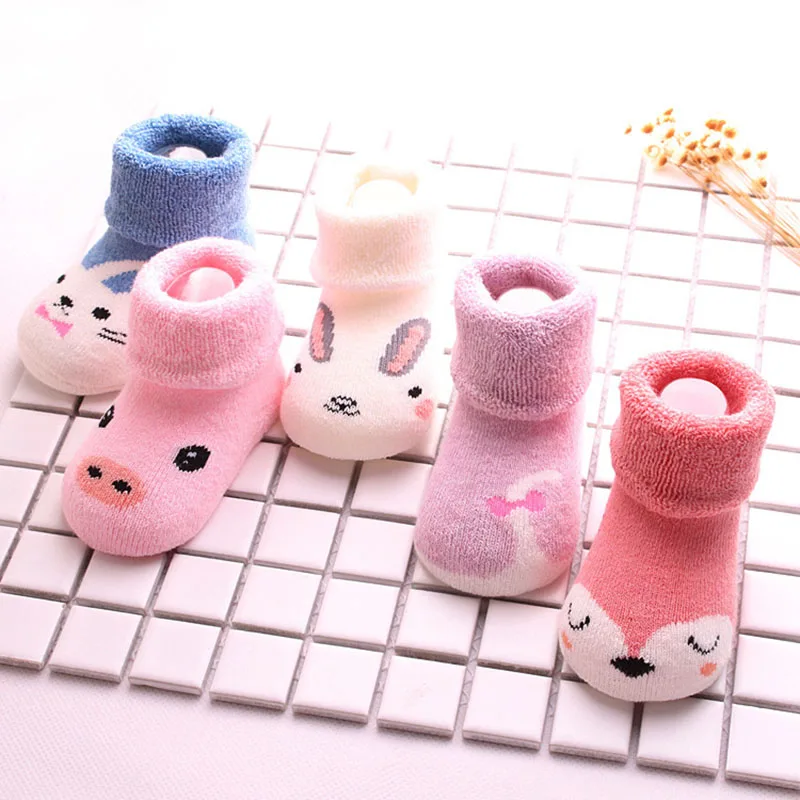 5 Pair Non-slip Floor Newborn Socks Winter Warm Baby Socks Infant Toddler Winter Warm Cartoon Baby Girl Boy Slipper Shoes Boots
5 Pair Non-slip Floor Newborn Socks Winter Warm Baby Socks Infant Toddler Winter Warm Cartoon Baby Girl Boy Slipper Shoes Boots
