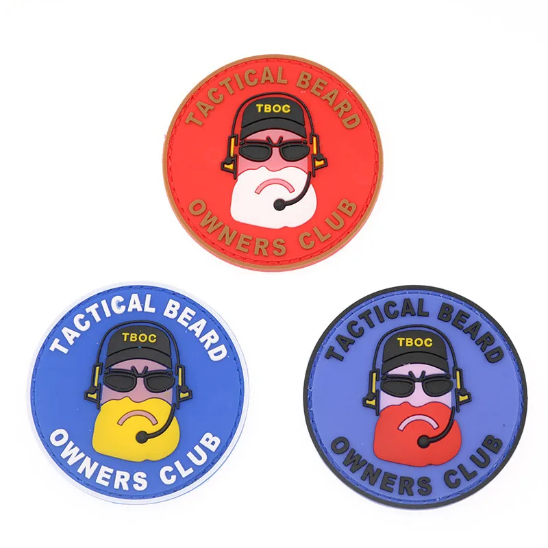 New Outdoor "Tactical Beard" "Club Boss" Environmental Protection PVC Rubber Bandage Badge Military Uniform Uniform Moral badge
New Outdoor "Tactical Beard" "Club Boss" Environmental Protection PVC Rubber Bandage Badge Military Uniform Uniform Moral badge