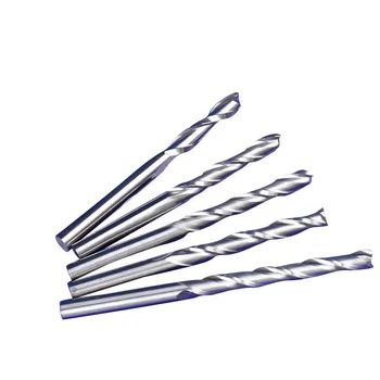 5pcs 1/8" 3.175CNC Milling Cutter Two Double Flutes Tungsten Spiral Ball Nose End Mill CNC Router Bits CED=2,CEL=12mm
5pcs 1/8" 3.175CNC Milling Cutter Two Double Flutes Tungsten Spiral Ball Nose End Mill CNC Router Bits CED=2,CEL=12mm