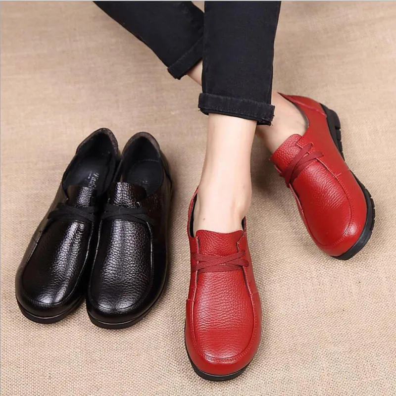 Women Flat Shoes Woman Loafers Plus Size Women's Fashion genuine leather Casual Shoes lace up Female Footwear
Women Flat Shoes Woman Loafers Plus Size Women's Fashion genuine leather Casual Shoes lace up Female Footwear