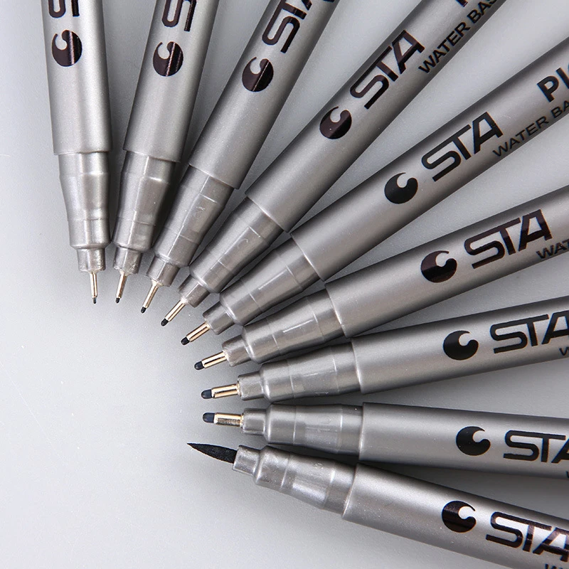 1PC Simple 9 Size Pen Marker Black Ink Neutral Writing Brush Gel Pen Markers School Office Supplies Stationery Papeleria sl1299
1PC Simple 9 Size Pen Marker Black Ink Neutral Writing Brush Gel Pen Markers School Office Supplies Stationery Papeleria sl1299