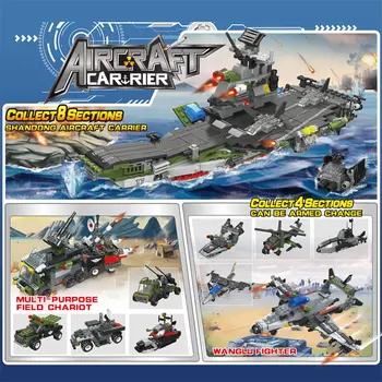 687pcs WW2 Aircraft Carrier Battleship Model Building Blocks Compatible City Military Series Brick Educational Toys for Children
687pcs WW2 Aircraft Carrier Battleship Model Building Blocks Compatible City Military Series Brick Educational Toys for Children
