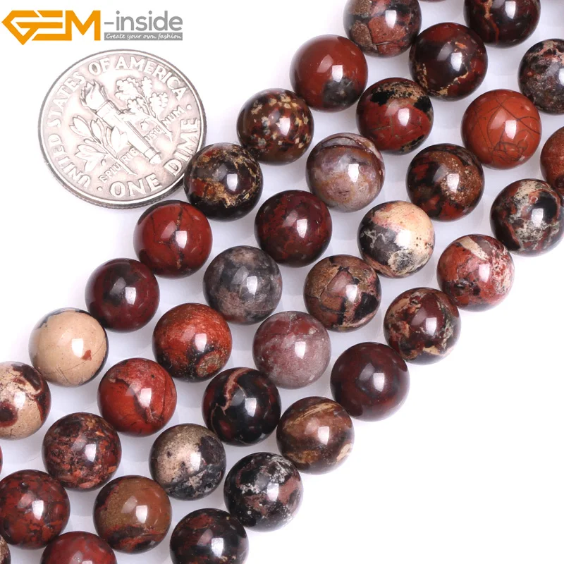 Gem-inside 6-8mm 15'' Natural Round Dark Red Poppy Jasper Stone Beads For Jewelry Making Bracelet Necklace DIY Beads Gift
Gem-inside 6-8mm 15'' Natural Round Dark Red Poppy Jasper Stone Beads For Jewelry Making Bracelet Necklace DIY Beads Gift