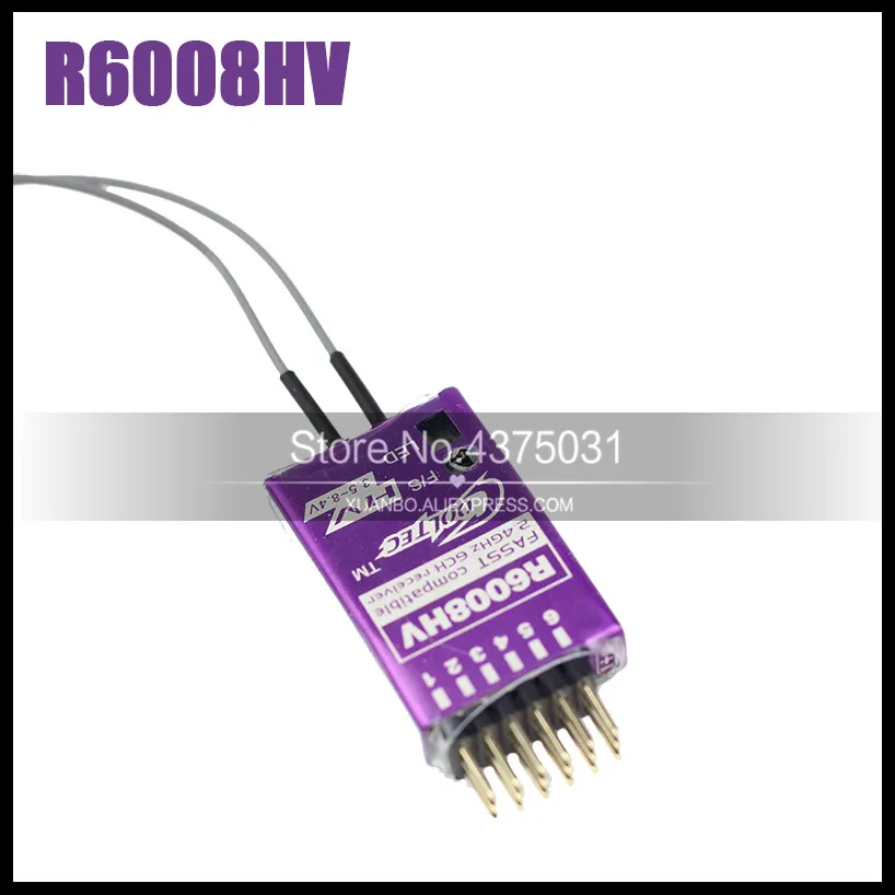 Original Cooltech RFA04 R6008HV/RFA-04 R6008-HV 2.4G 4/6Ch with Metal Shell Part Compatible with FUTABA FASST T8FG 14SG
Original Cooltech RFA04 R6008HV/RFA-04 R6008-HV 2.4G 4/6Ch with Metal Shell Part Compatible with FUTABA FASST T8FG 14SG