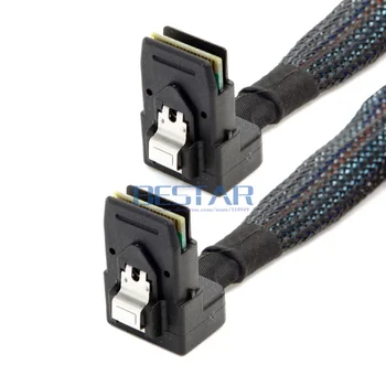 0.2M 20cm Internal Mini SAS SFF-8087 90 Degree Angled to Angled SFF-8087 Server Hard Disk Raid Data Cable
0.2M 20cm Internal Mini SAS SFF-8087 90 Degree Angled to Angled SFF-8087 Server Hard Disk Raid Data Cable