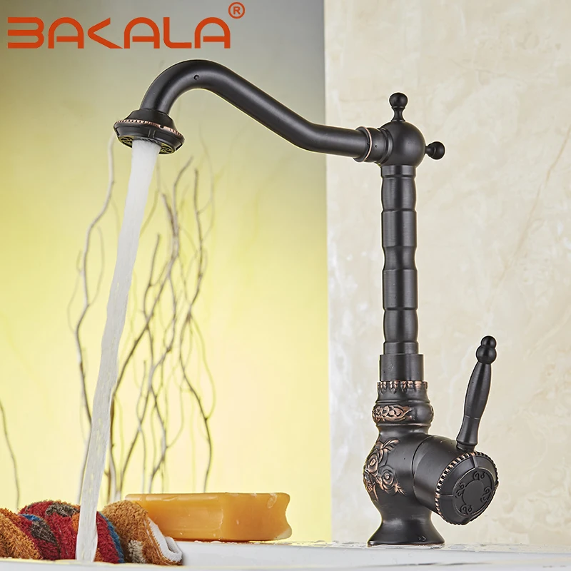 High Quality Luxury black antique bronze copper carving Deck mounted kitchen faucet Bathroom basin faucet sink Faucet Mixer Tap
High Quality Luxury black antique bronze copper carving Deck mounted kitchen faucet Bathroom basin faucet sink Faucet Mixer Tap