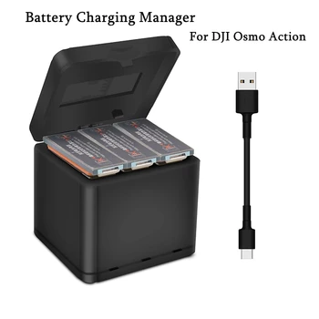 3 IN 1 Smart Battery Fast Charging Manager Case Steward Parallel Hub Extension Box Charging Same Time for DJI Osmo Action Camera
3 IN 1 Smart Battery Fast Charging Manager Case Steward Parallel Hub Extension Box Charging Same Time for DJI Osmo Action Camera