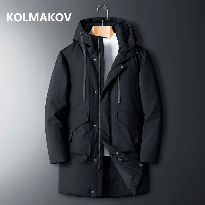 KOLMAKOV Men's Clothing White Duck Down Winter Hooded Down Jackets Winter Coats Men Black Casual thicken Jackets L-8XL
KOLMAKOV Men's Clothing White Duck Down Winter Hooded Down Jackets Winter Coats Men Black Casual thicken Jackets L-8XL