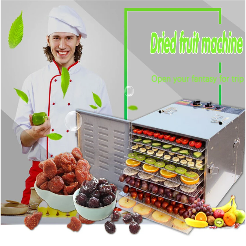 1PC Fruits and vegetables nuts machine Herbs meat air drying Stainless steel dryers household food | Бытовая техника