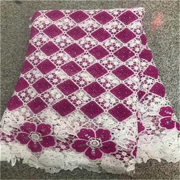 Beautifical Flower African Guipure Lace Fabric White High Quality African Water Soluble Cord Lace Fabric 
Beautifical Flower African Guipure Lace Fabric White High Quality African Water Soluble Cord Lace Fabric