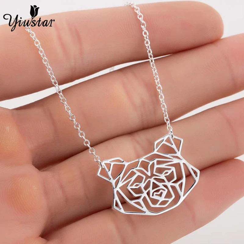 Yiustar Elegant Charm Generous Sweet Brown Bear Necklace Animal Jewelry Origami Necklace Geometric Necklace Charming For Kids
Yiustar Elegant Charm Generous Sweet Brown Bear Necklace Animal Jewelry Origami Necklace Geometric Necklace Charming For Kids